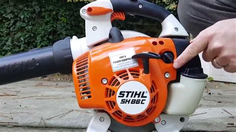 When running it sounded good, but sounded like it was can someone tell me exactly how to adjust the carb ? How to start your Stihl leaf blower - YouTube