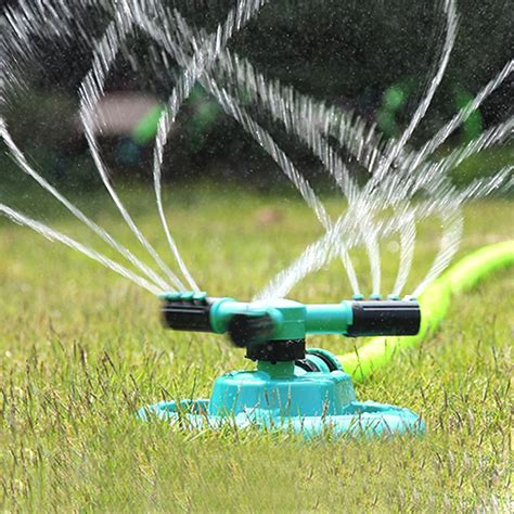 ממטרות גינה Garden Sprinklers Water Durable Rotary Three Arm Water