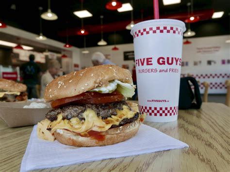 Five Guys Burger All The Way Calories - Burger Poster