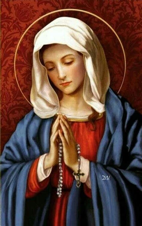 Virgen Del Santo Rosario Oración Para Casos Difíciles Y Urgentes Arte