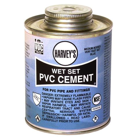 It is also possible to glue to concrete using our adiglue. PVC Cement - The Pond Digger