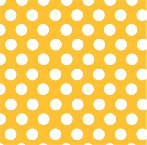 Patterned Vinyl Yellow Gold With White Polka Dots Craft Vinyl Etsy