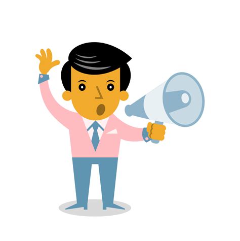 Man Speaking By A Speaker Man Speaking Icon Png Clipart Full Size