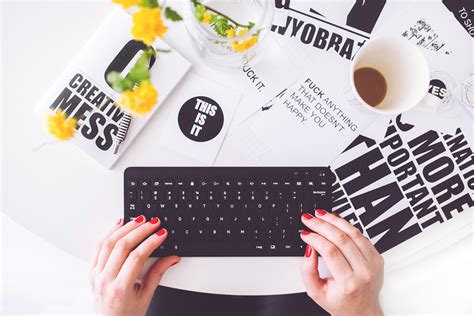 Free Images Writing Work Hand Typing Working Creative Girl