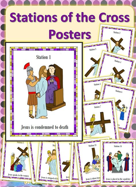 Stations Of The Cross Posters Drawn2bcreative