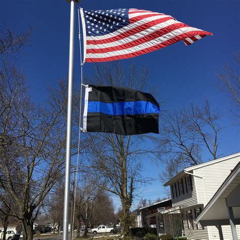 Thin Blue Line Flag Made In Usa Grand New Flag