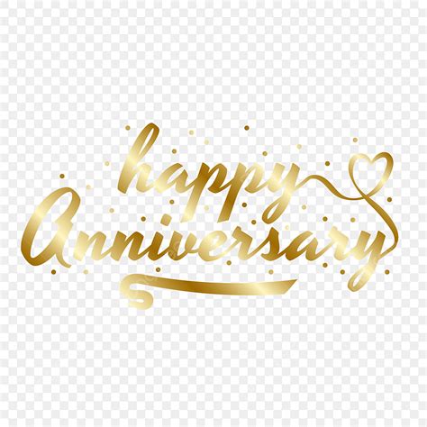 Text Gold Luxury Vector Art Png Happy Anniversary Text Luxury Gold
