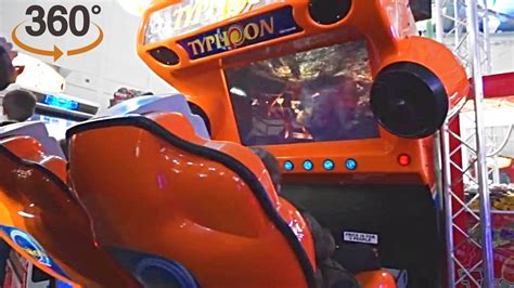 Typhoon Arcade Simulator Vr 360 Palace Of Fun Brighton Pier Youtube
