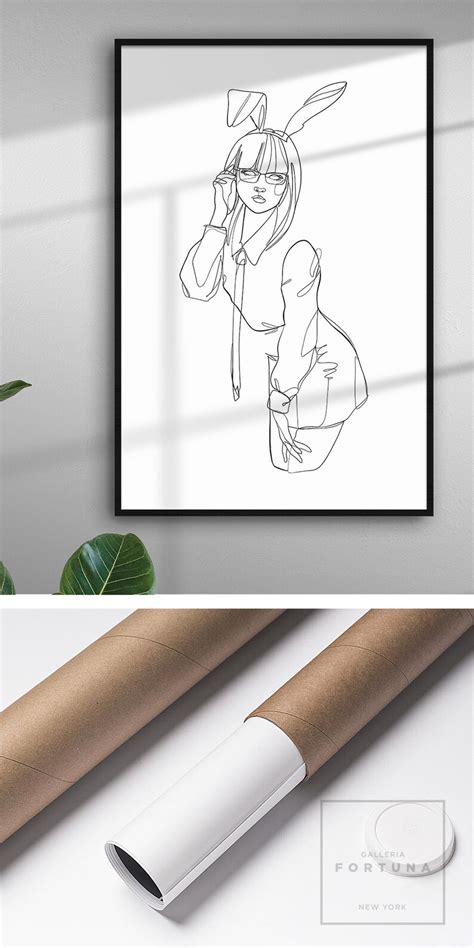 Erotic One Line Art Nude Line Drawing Sexy Drawing Etsy Canada