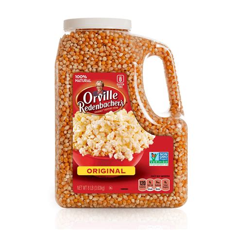 Orville Redenbachers Gourmet Popcorn Kernels Original Yellow 8 Lb