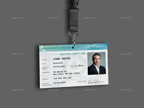 Free 47 Professional Id Card Designs In Psd Eps Ai Ms Word Vrogue