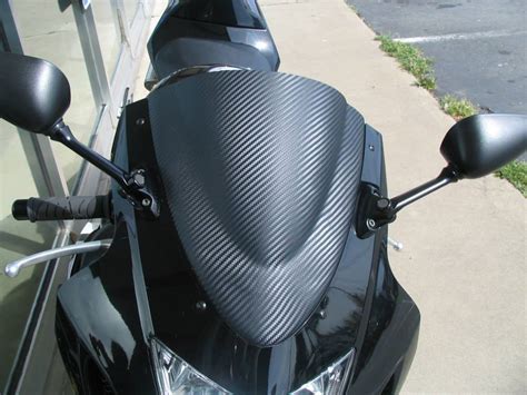 Carbon Fiber Vinyl Wrap Motorcycle