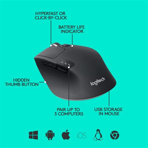 Mua Logitech M720 Triathlon Multi Device Wireless Mouse Bluetooth Usb