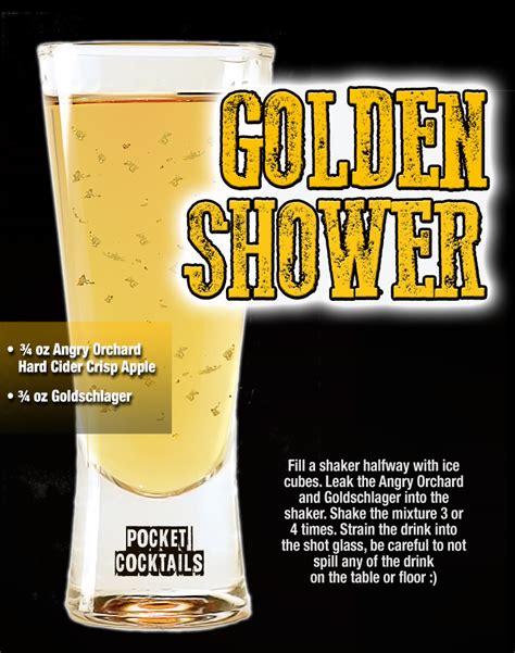 Golden Shower Pocket Cocktails