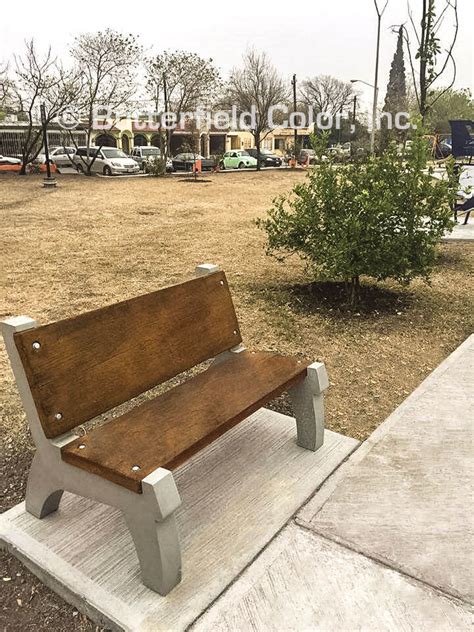 Concrete Bench Mold with Backrest System - Butterfield Color®