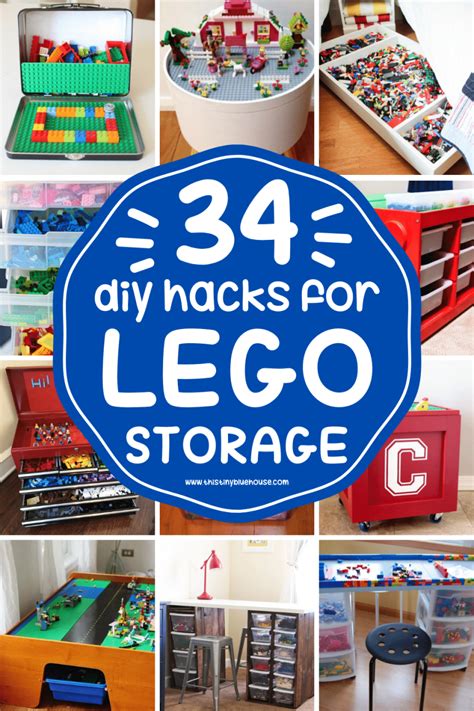 30 Best Diy Lego Storage Ideas You Need To Know About This Tiny Blue