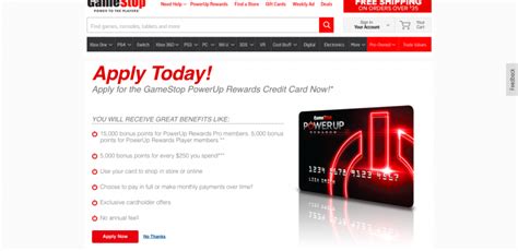 Unlike most of the other store credit cards, the gamestop credit card does not have significant benefits for signing up. www.gamestop.com/creditcard - Apply for GameStop Credit Card - Credit Cards Login