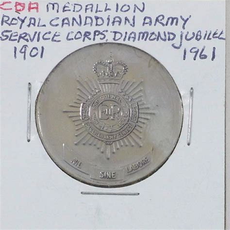 1901 1961 Diamond Jubilee The Royal Canadian Army Service Corps