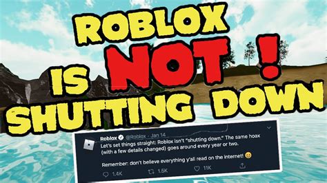 Is Roblox Really Shutting Down In 2023
