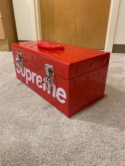 Supreme Diamond Plate Tool Box Grailed