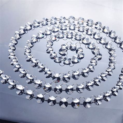 Buy Clear Bead Chain 215cm Crystal Diy Iridescent
