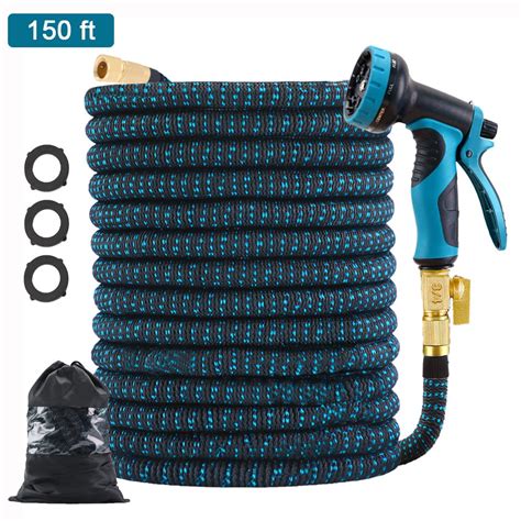 Kalgaden Expandable 150ft Flexible Garden Hose9 Function Spray Nozzle