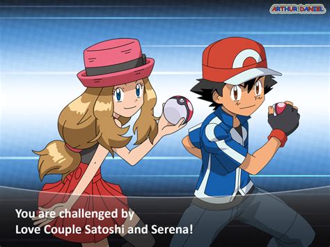 Ash Ketchum And Serena Pokemon And More Danbooru