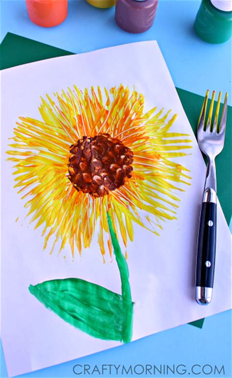30 Stunning Sunflower Crafts Red Ted Art Make