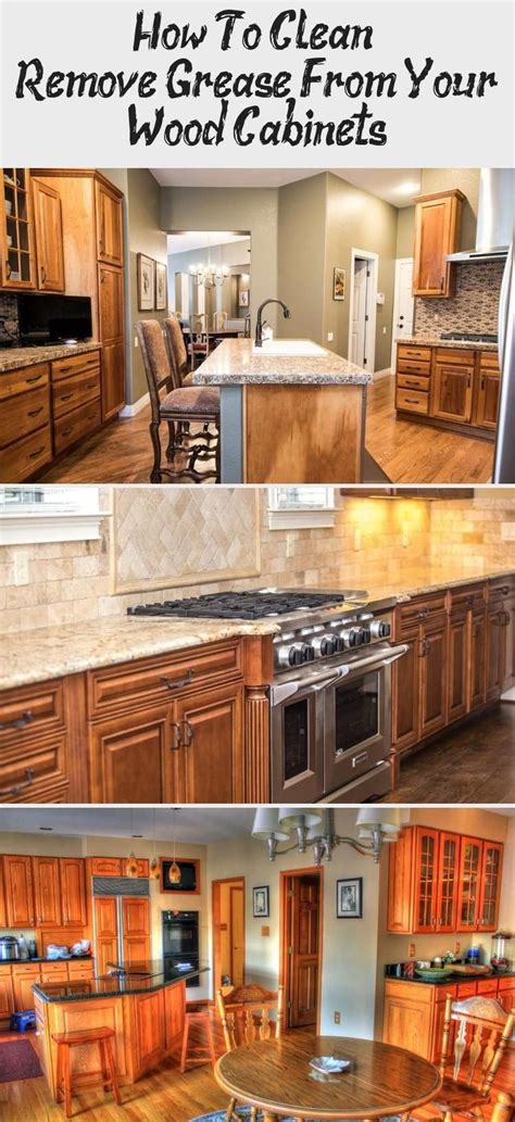 Then wipe with a clean, dry cloth along the grain (if wood) or top to bottom to remove the grease. Wonderful Photographs How To Clean & Remove Grease From Your Wood Cabinets - KITCHEN Tips in ...
