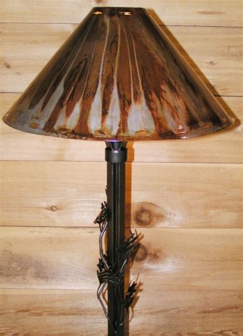 Rustic Bronze Floor Lamp Rust Shade Lamp Shade Pro