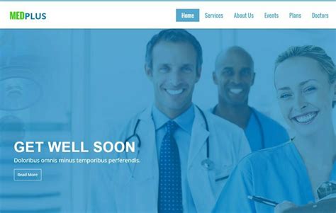 Best Medical Bootstrap Web Template Webthemez