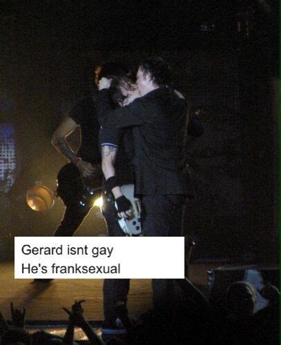 i am also franksexual gerard way gerard and frank emo bands music bands rock bands my