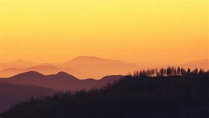 Sunset Mountains Wallpapers Mountain Landscape Xaw 4k