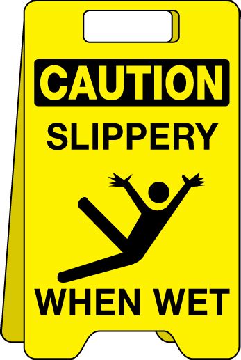 Floor Sign Caution Slippery When Wet Basf Client Portal