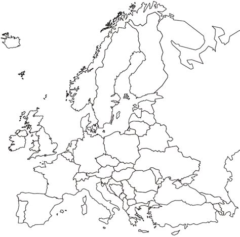 5 Free Large Printable Map Of Northern Europe With Countries World