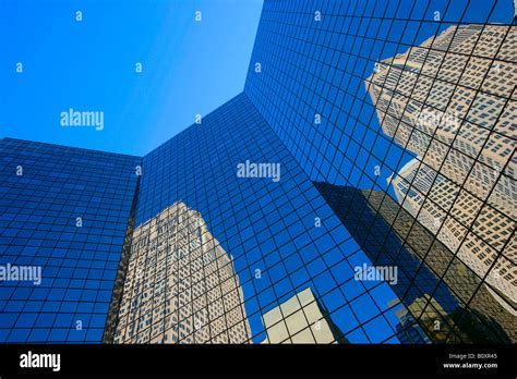 Reflection Of High Rise Buildings Stock Photo Alamy