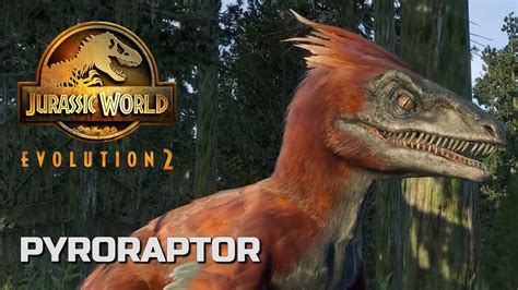 Pyroraptor Species Field Guide Jurassic World Evolution 2 Dominion Biosyn Expansion 4k