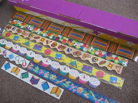 Also it's a very thick border. Items for Craigslist: Box of Bulletin Board Borders - $15