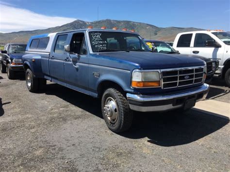 1994 Ford F350 Crew Cab 4x4 73 Turbo Diesel 5sp 2wd Dually 30 Day