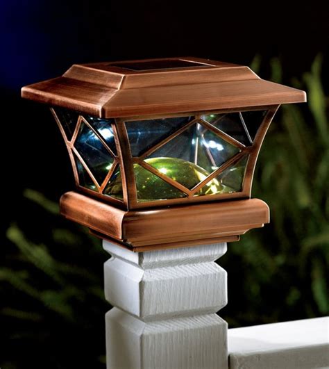 Solar post caps light up your deck at night. 4×6 Solar Deck Post Caps | Home Design Ideas