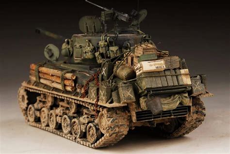 M4a3e8 Sherman “easy Eight” Fury 135 Model Tanks Scale Models