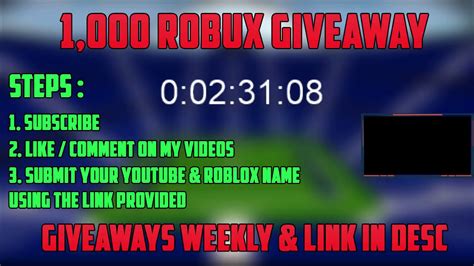 Ended Happy New Year Roblox 1000 Robux Giveaway Read Description