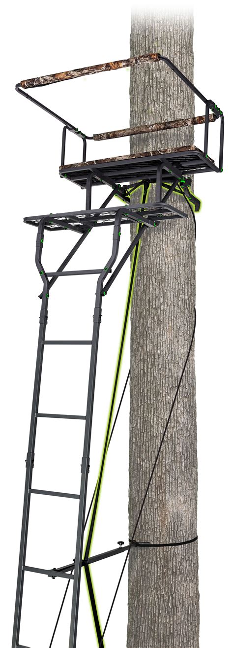 Realtree 15 Two Man Ladderstand W Jaw System