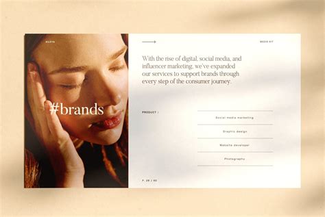Aileya Powerpoint Media Kit In 2020 Media Kit Brand