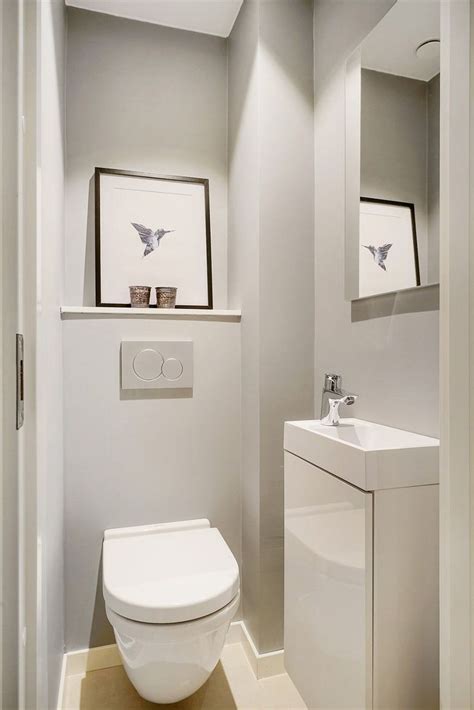 Wc Ideas Downstairs Loo Modern And Wc Ideas In 2020 Small Toilet Design