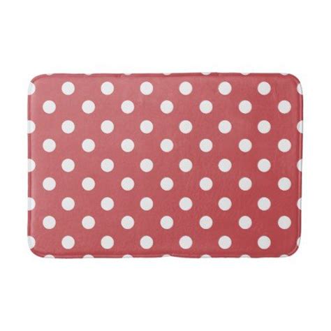 Decorator Inspired Polka Dots Pattern Bathroom Mat Polka Dot Pattern