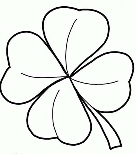 Four Leaf Clover Drawing At Getdrawings Free Download