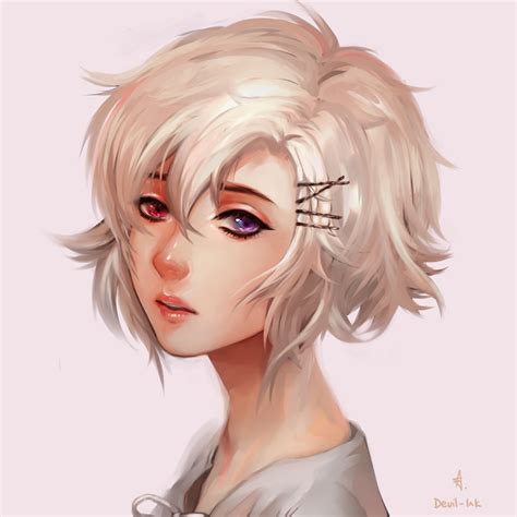 Anime Girl With Short Blonde Hair Tumblr