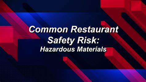 Four Common Restaurant Safety Risks Youtube