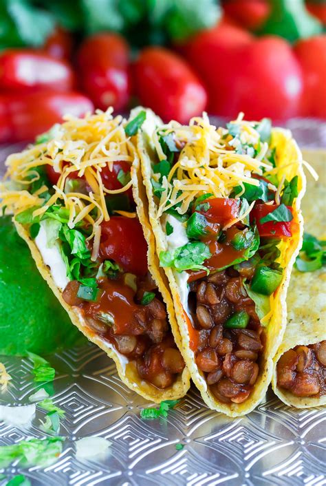 Chipotle Lentil Tacos Tasty Vegetarian Tacos With Twist